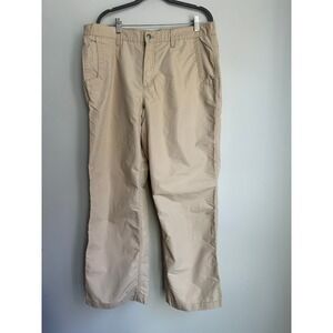 Mountain Khakis Relaxed Fit Chinos Khaki Tan Mens Size 38x30 Cotton Poly Blend